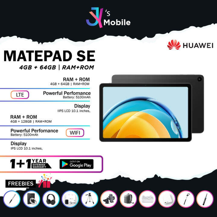 HUAWEI Matepad SE LTE [4GB RAM 64GB ROM] / WIFI [4GB RAM 128GB ROM ...