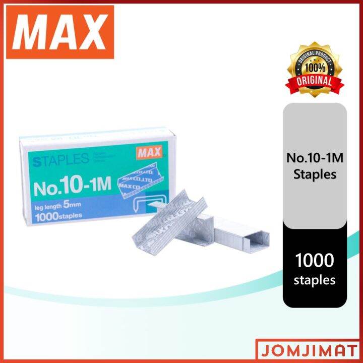 MAX Staples No.10-1M (Stapler Bullet) / Staples Ubat Stapler HD-10 ...