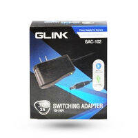 Glink DC อะแดปเตอร์ Adapter 12V 2A 2000mA (DC 5.5 x 2.5MM) สำหรับกล้องวงจรปิด