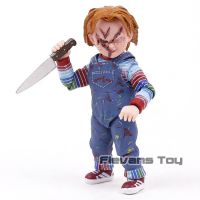 NECA Good Guys CHUCKY Child S Play น่ากลัวเจ้าสาวของชัคกี้ PVC ตุ๊กตาขยับแขนขาได้สะสมของเล่นโมเดลตุ๊กตาสยองขวัญ