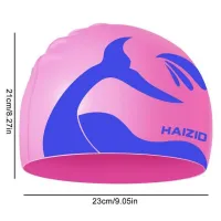 【CW】 Silicone Cap Bathing Stretchy  amp; Keep Hair Dry AdultTH