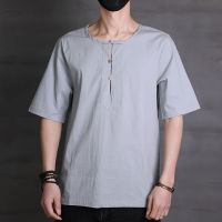 Simple Design Summer New Men Tops Tees Casual Short Sleeve Cotton T-Shirt 4XL 5XL Black White Gray