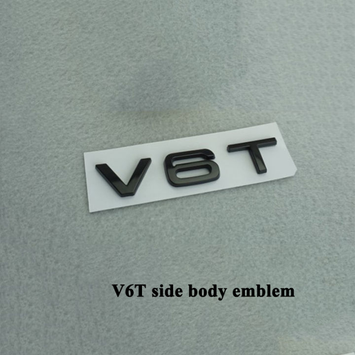 1pc-จัดแต่งทรงผม-abs-glossy-black-รถด้านข้าง-body-emblem-v6t-v8t-v10อุปกรณ์เสริมสำหรับ-audi-a4-a6-s8-a8-s4-s5-s6-rs5-rs6-rs8