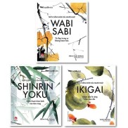 Sách - Combo triết lý sống khoẻ của người Nhật Wabi sabi, Ikigai, Shinrin