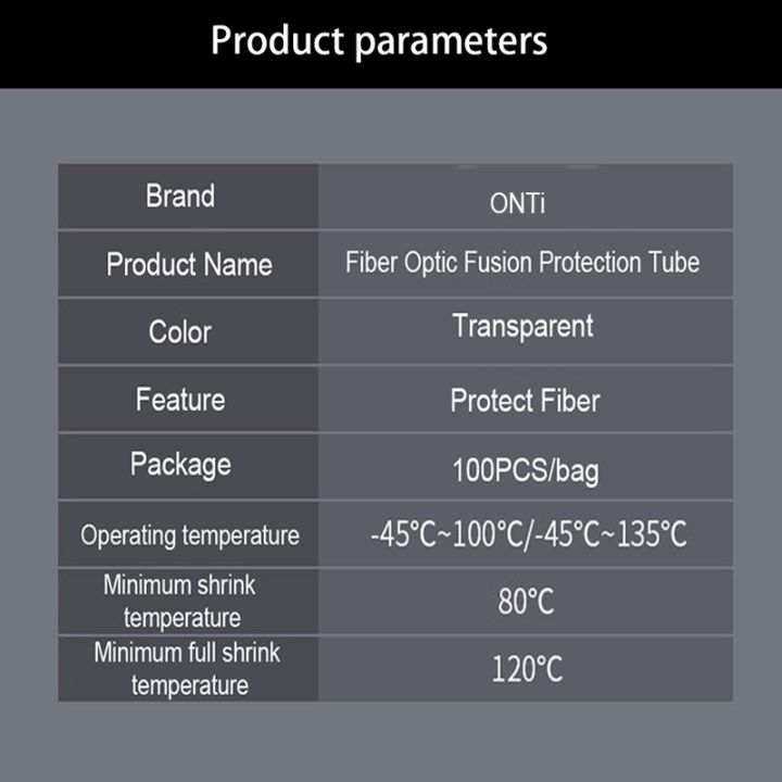 fiber-optic-fusion-protection-splice-sleeves-60mm-heat-shrink-tube-optical-hot-melt-tube-high-shrink-ratio-cable-protective