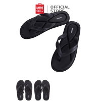 MINISO รองเท้าแตะ รองเท้าผู้ชาย รองเท้าแตะผู้ชาย รองเท้าแตะแบบหนีบ Mens Comfortable Flip Flops Size:46/47