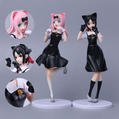 ZZOOI 22CM Kaguya-sama Love Is War Anime Figure Shinomiya Kaguya Fujiwara Chika PVC Action Figure Collectibles Model Toy for Gift