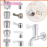 91LINTIN 1Pcs ลูกบิด มือจับสวิตช์ Faucet แกน Handwheel วาล์วเปิดอย่างรวดเร็ว วาล์วสามเหลี่ยม Faucet Handle รางน้ำขนาดเล็ก ที่จับอ่างล้างหน้า