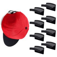 【YF】 5/10PCS Adhesive Hat Hooks for Wall Holder Organizer Baseball Caps Rack No Drilling Multi Purpose Strong Hangers