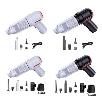USB Car Vacuum 120W USB Rechargeable Low Noise Wireless Handheld Vacuum 4000mAh Battery Cleaning Devices High Power Vacuum Cleaner for Pet &amp; Human Hair typical