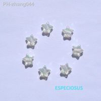 Transparent Color Plated Pentagram Spacer 9MM Acrylic Star Beads For Bracelet Making Departments Jewelry Accessories 100Pcs