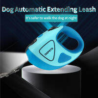 35m Durable Dog Leash With Lights Automatic Retractable Nylon Cat Lead Extension Puppy Walking Running Lead Roulette For Dogs