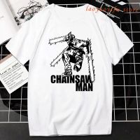 Classic Chainsaw Man Anime T Shirt Warrior Makima Power Manga Prints Tshirt Gildan Spot 100% Cotton