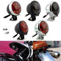 Newness Moto Rosso 12V LED Regolabile Cafe R Style Stop Fanale Posteriore Moto Freno Fanale Posteriore