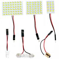 [ANYA Auto Parts] 12 36 48 SMD 2835 LED Auto Dome ไฟรถภายในรถโคมไฟหลอดไฟ T10 W5W BA9S C5W Festoon 3อะแดปเตอร์