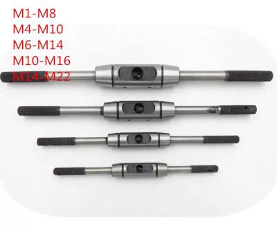 Hot sales Adjustable Hand Tap Wrench Holder M1-M8 M4-M10 M6-M16 M10-M16 M14-M22 Thread Metric Handle Tapping Reamer Tool