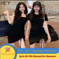 ?Clearance Price?Black-M ชุดเดรสสั้นเซ็กซี่ Slim Fit สำหรับผู้หญิง / ชุดกระโปรงเด็กผู้หญิง/ Women dress new design 2023