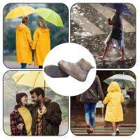 Overshoe Rain Cover Outdoor Silicone Shoe Protection Covers from Rain Overshoe Covers for Rainy Days for Backpacking Camping Fishing Survival Sports masterly