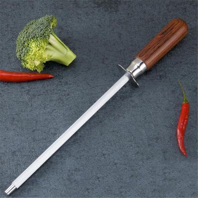 Kitchen Household Carbon Steel Sharpening Cutter Sharpener Rod Stick Tool