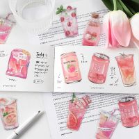 MOHAMM 10 Sheets Fresh Summer Drinks Stickers for Art Scene Collage Diary Journal Planners DIY Craft Material Stickers Labels