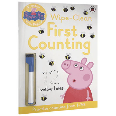 Peppa pig wipe clean first count