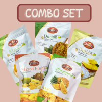 Starry Combo Set (Freeze-dried Fruits 40g &amp; Fruit Chips 30g จำนวน 5 ซอง คละรสชาติ) (Fruit Snack)