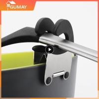 Kitchen Tools Durable Black Silicone Clip Clamp Firm Spoon Clip Anti-scald Clip Stainless Steel Pot Side Clip Easy To Clean