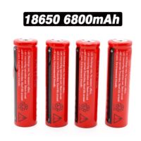 【✒】 Aladin Gadgets Mall 100%.ของแท้ BRC18650.batería De.litio.3.7V.voltios.6800mah.recargable.de.Li-Ion Para Elbanco.de.Particia Linterna