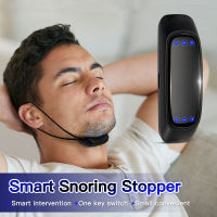 สมาร์ท Anti Snoring อุปกรณ์ EMS Pulse Stop Snore แบบพกพาสบาย Sleep Well Stop Snore Health Care Sleep Apnea Aid USB