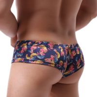 （A NEW） Boxer Mens Underwear Men Low Waist Print Boxers PantiesSexy Big Upoach Boxers Trunks LingerieUnderpants