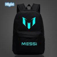 2021 Messi กระเป๋าเป้สะพายหลัง Footbal กระเป๋าผู้ชายเด็กเดินทางของขวัญเด็ก B Agpack Mochila B Olsas E Scolar กระเป๋าเป้สะพายหลังโรงเรียนถุงพิมพ์ส่องสว่าง