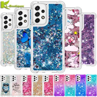 A53 5G SM-A536B Case on For Funda Samsung Galaxy A53 5G Cover Dynamic Liquid Case For Samsung A 53 A33 A73 A23 A13 5G Phone Case