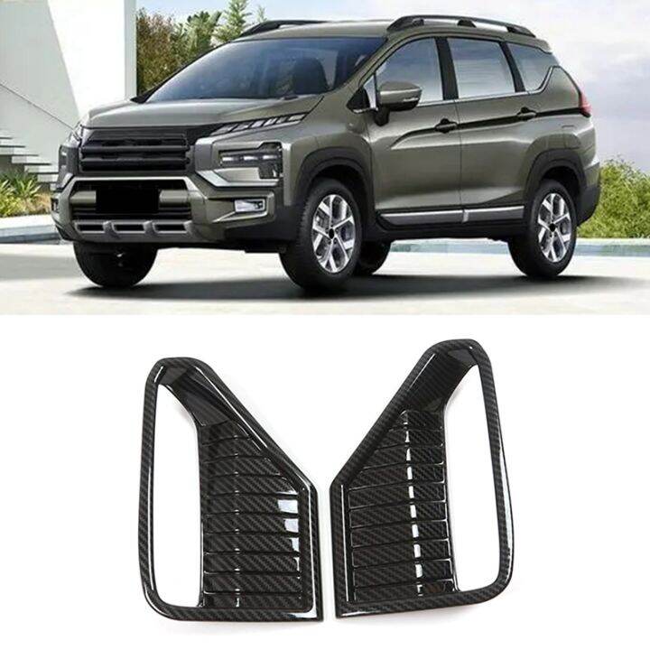 car-carbon-fiber-abs-rear-fog-light-frame-cover-trim-fit-for-xpander-2022-2023