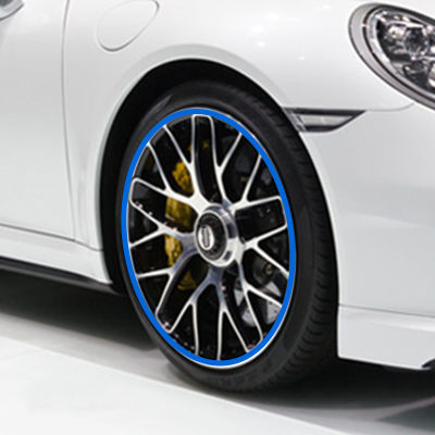 Car Wheel Rim Sticker Chrome Wheel Decoration Auto Tire Rims Plated Strip Protection Decoration Car-styling Exterior Accessories