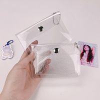 【CW】卐❈◆  Fashion Business Card Holder Transparent Men Credit Id Coin