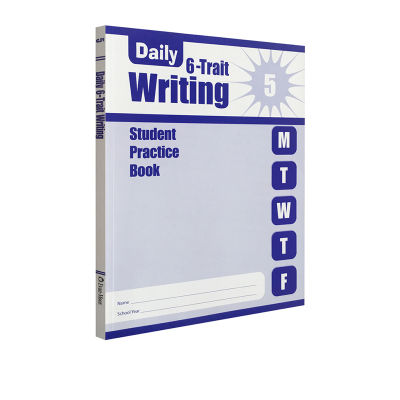 Evan Moore daily 6-train Writing grade 5 se daily practice series system Writing Workbook assignment book grade 5 California teaching aid English original