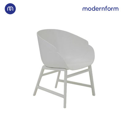 Modernform เก้าอี้ขึ้นรูปทรงเปลือกหอยโค้ง มีเอกลักษณ์  โครงสร้างเเข็งเเรง รุ่น DOLPH