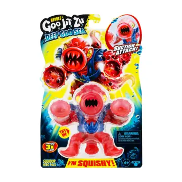 Heroes of Goo Jit Zu Deep Goo Sea King Hydra Figure with Triple Attack 3 in  1 Goo Power. Plus Light and Sound Battle Action!