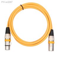 3Pin Mixer Audio Cable XLR AUX Shielded Anti-interference 100/180cm XLR Male to Female Microphone AUX Cord