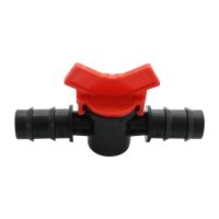 Irrigation Pipe Fittings Control Valve Connected With 16mm Hose Dripping Tube Pass Valve Agricultural Water Flow Control Valve