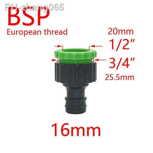 garden-tap-1-4-hose-quick-connector-4-7-8-11-16mm-barb-water-pipe-joint-1-2-1-3-4-male-female-thread-drip-irrigation-adapter