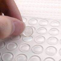 50Pcs Mini Self-adhesive Transparent Silicone Furniture Pads/Rubber Damper Buffer Particles Cabinet Bumpers Cushion/Protective Prevent Noisy Hardware Stickers