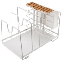 Kitchen and Household Iron Shelf Creative Kitchen Utensils Storage and Finishing Rack Chopsticks Storage Rack