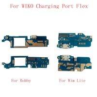 ขั้วต่อชาร์จพอร์ตบอร์ด Usb สายเคเบิ้ลยืดหยุ่นสำหรับ Wiko Robby Wim Lite แท่นชาร์จชิ้นส่วนชิ้นงอสำหรับเปลี่ยน