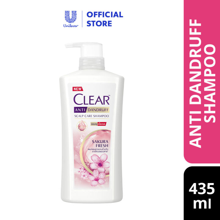 Clear Unisex Anti-Dandruff Shampoo Sakura Fresh 435ml | Lazada