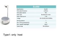 เครื่องกวนอุปกรณ์กวนระบบแม่เหล็กขนาดเล็ก300-2000รอบต่อนาที3.5นิ้วเครื่องกวนแม่เหล็กเครื่องมือตรวจสอบอุปกรณ์ห้องปฏิบัติการขนาดเล็ก