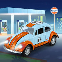 132 Gulf Oil Series รถ Diecast Scale รถของเล่น Volkswagen T1 Beetle McLaren P1เสียงเด็กของเล่นรถ