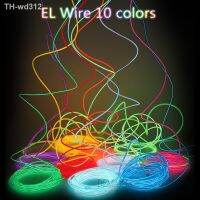 2m/3m/5m3V AA controller el wire Flexible Neon Light Glow EL Draht Seil Rohr band wasserdichte LED Neon Lichter Schuhe Kleidung