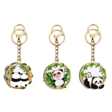 New Cartoon Plush Cute Panda Keychain For Gifts Backpacks Key Chains Key  Ring Men Women Bag