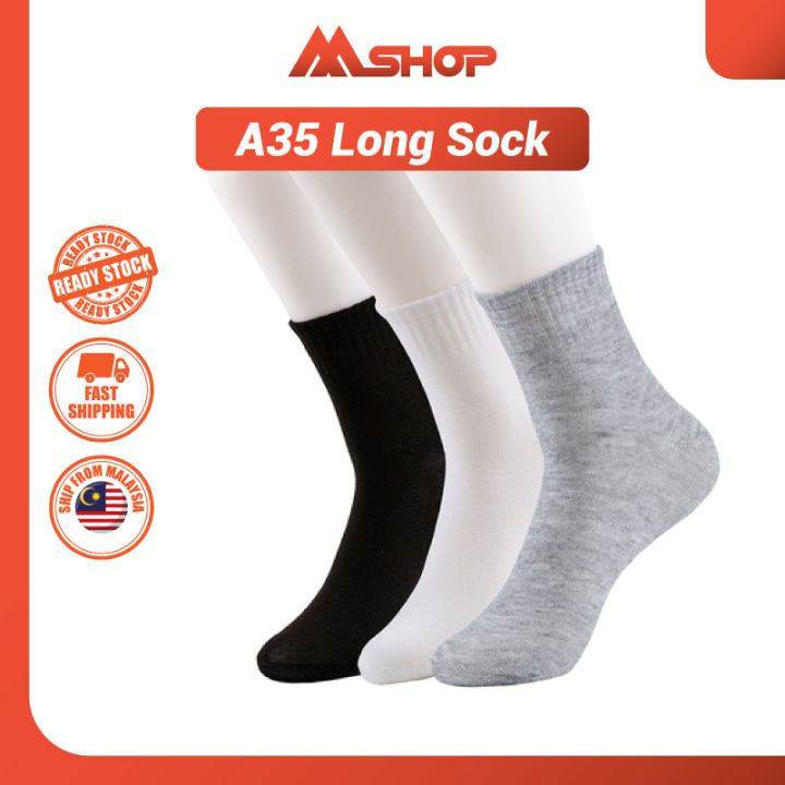 M^Shop #A35 Long Socks Office Sock Sneakers Shoes Stokin Work Socks ...
